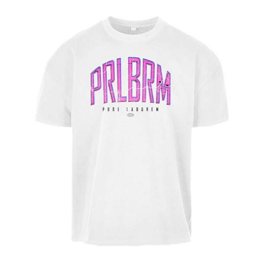 PRLBRM LION - Pink on White