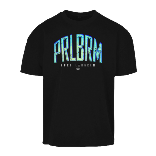 PRLBRM LION - Sky Blue on Black