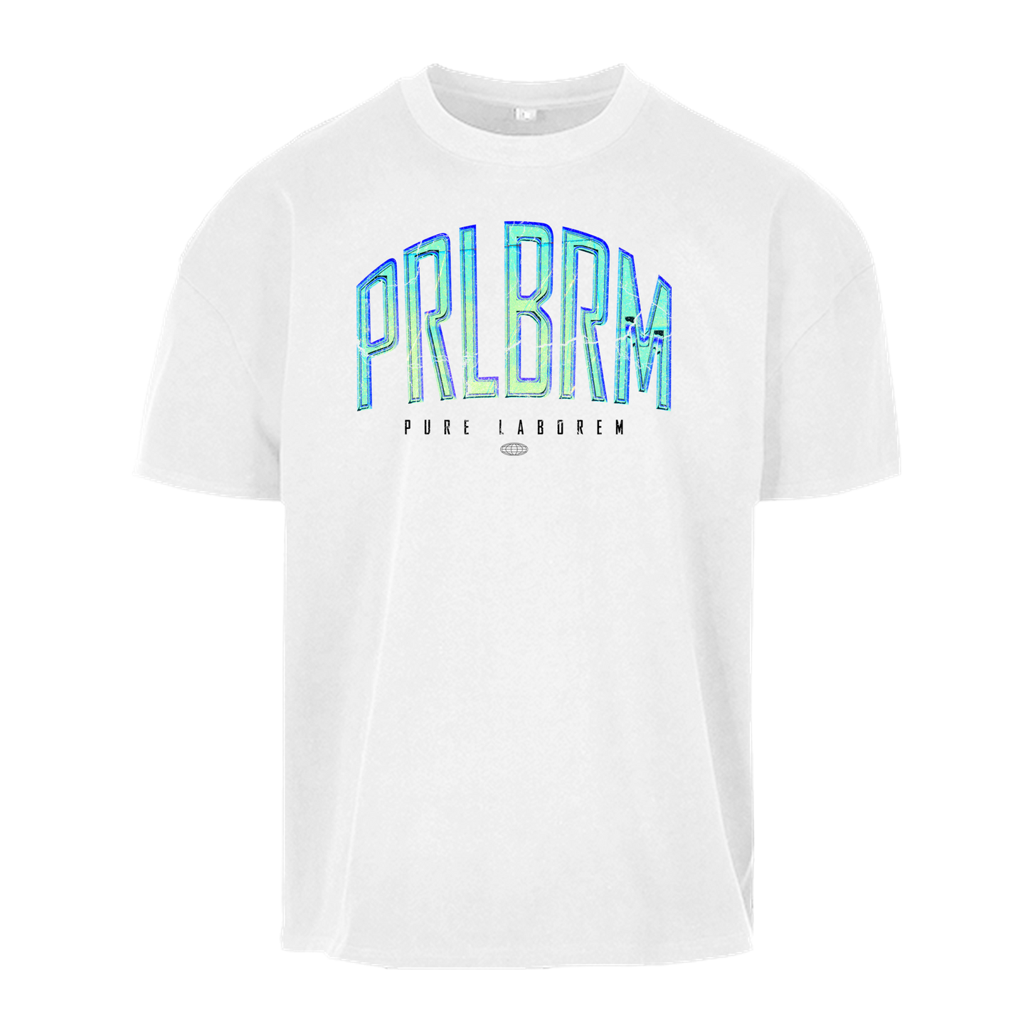 PRLBRM LION - Sky Blue on White