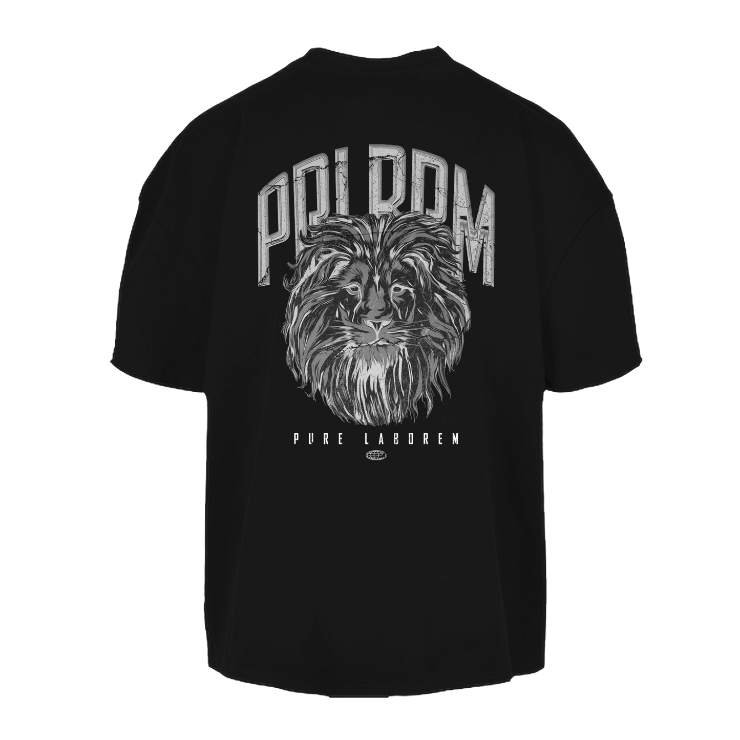 ROAR LIKE A LION - Grey on Black