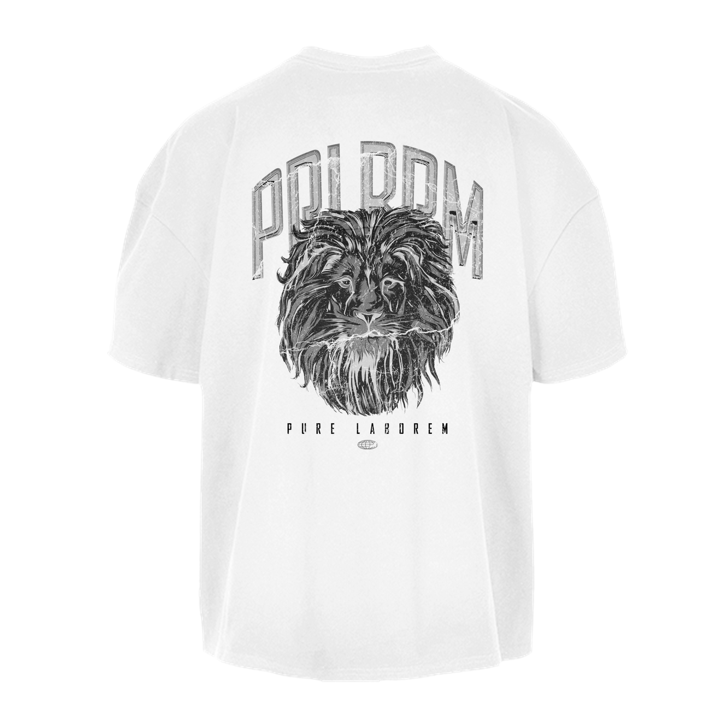 ROAR LIKE A LION - Grey on White