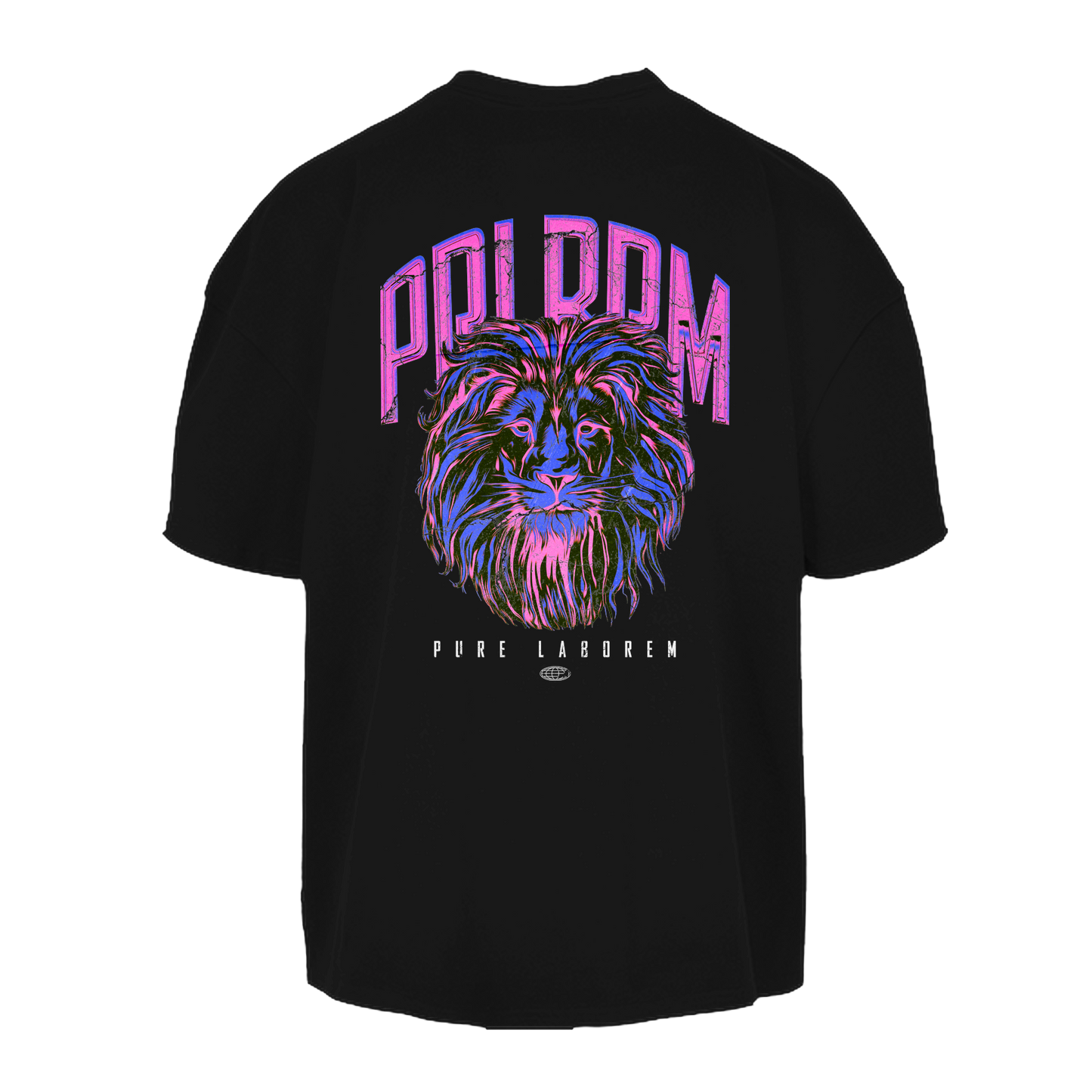 ROAR LIKE A LION - Pink on Black