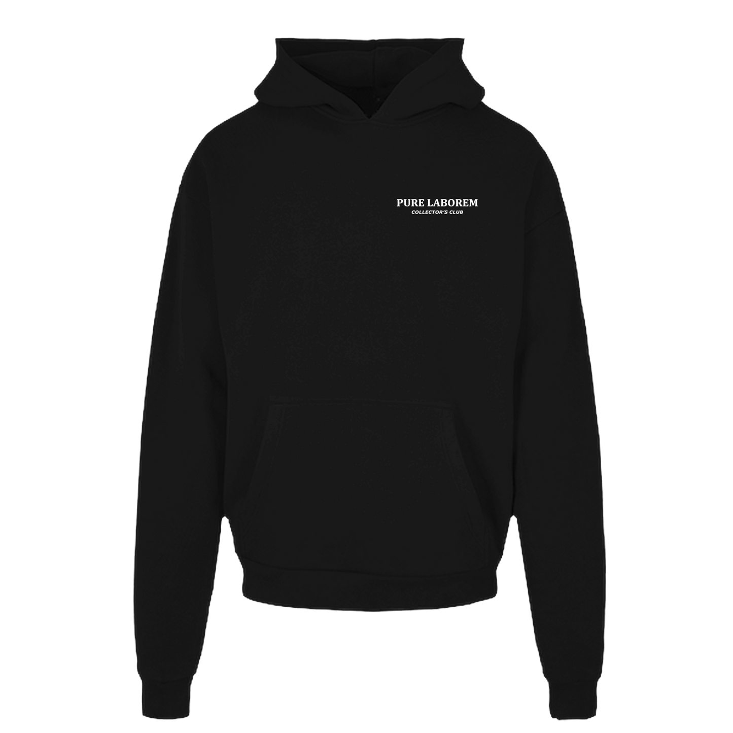 Collector Hoodie - White on Black