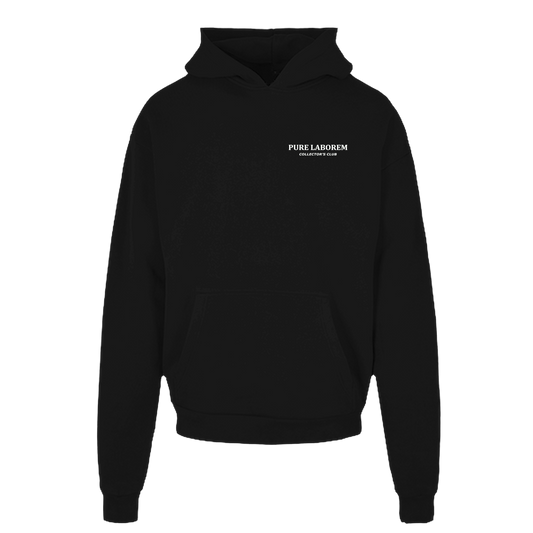 Collector Hoodie - White on Black